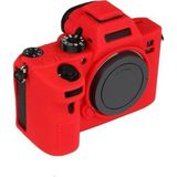 Fototek Sony A7R Iıı Uyumlu Kırmızı Silikon Kılıf Koruma Kılıfı A7R 3 A Kalite Silikon Case