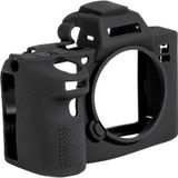 Fototek Sony A7S Iıı Fotoğraf Makinesi Uyumlu Siyah Silikon Kılıf Koruma Kılıfı A7S 3 Silikon Case Uyumlu