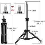 FototekFotograf 2 Metre Light Stand Profesyonel Işık Ayağı 200 Cm 3 Kg Kapasiteli 2m Işık Ayağı