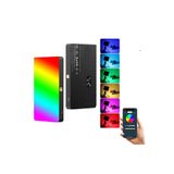 FototekFotograf 225 Rgb Led Işık Paneli 2500K-9900K Fotoğraf Video Işık Şarj Edilebilir Pille Birlikte App Kontrol