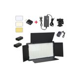 FototekFotograf 600 Led Pro Led-600 Youtube Video Işık Panelli Kamera Işığı Batarya Şarj Dahil Çift Batarya