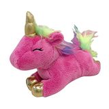 FOUFIT 85601 Köpekler için Unicorn Peluş Oyuncak, Pembe, 15,24 cm