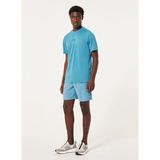 FOUNDATIONAL TRAINING SS TEE Mavi Bisiklet Düz Erkek T-Shirt