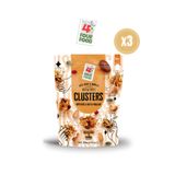 Four Food Nut & Fruit Clusters Serisi X 3 Adet - Kaju Fıstığı , Badem, Chia Tohumu