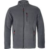 Four Man Erkek 3 Cepli Polar Ceket - 2XL - Koyu Gri