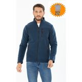 Four Man Erkek Polar Ceket (T-SHIRT HEDİYELİ ) - İndigo