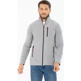 Four Man Erkek Polar Üç Cepli Softshell - XL - Gri