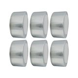 Four Season 6 Adet 48 x 20 mt Aluminyum Gri Folyo Bant Isıya Dayanıklı Doğalgaz Bandı
