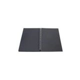 FOUR Siyah Yapraklı Defter 17x20 A5 Boyutunda 40 Yaprak Side
