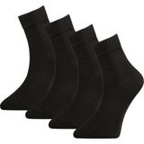 Four Solos FourSolos Kadın İz Yapmayan Bambu Çorap – Nefes Alabilir, Yumuşak, 4’lü Set - Siyah - 36 - 40