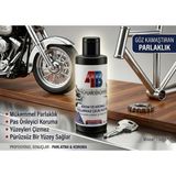 FourBond Krom Ve Metal Parlatıcı - Profesyonel Seri Kromaj ve Paslanmaz Çelik Cilası - 150 G