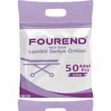 Fourend Yeni Nesil Lastikli Lila Sedye Örtüsü 50'li Paket - 80X220