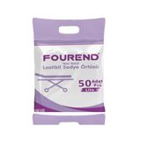 Fourend Yeni Nesil Lastikli Lila Sedye Örtüsü 50'li Paket 80X240