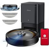 FourForce T10 Elite Robot Vacuum Cleaner With Mop, Robotic Vacuum Self Emptying For 45 Days Hands-Free, Lidar Navigation, Compatible With Alexa/wi-Fi Connected, Ideal For Pet Hair, Hard Floor And Carpet