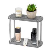 Fourmor Sink Caddy, Anında Kuru Lavabo Düzenleyici - Anında Kuru Mutfak Banyo Lavabo Düzenleyici, Paslanmaz Akrilik Ayaklı Diyatomlu Toprak Lavabo Tepsisi, Sünger Sabunluk Tutucu