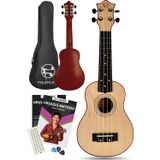 Fourtune Loki SP-21NT Soprano Naturel Ukulele Seti (Başlangıç Seviye)