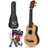 Fourtune Sydra UKS-21NT Soprano Ukulele Maun Hakiki Ağaç (Naturel, 21")