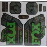 Fox 36 Bisiklet Maşa Etiketi, Kask Sticker Seti, Çıkartma Etiketi Fıstık Yeşili