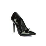 Fox Shoes 8922151908 Siyah Rugan Topuklu Ayakkabı