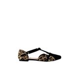 Fox Shoes B726881802 Leopar-Siyah Babet