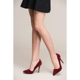 fox SHOES Bordo Kadın Topuklu Ayakkabı 8922151902, Bordo, 39