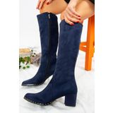 Fox Shoes C654652702 Lacivert Kadın Çizme
