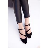 Fox Shoes D726016902 Siyah Kadın Babet