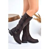 Fox Shoes E674270509 Kahverengi Kadın Çizme