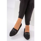 Fox Shoes G290010002 Siyah Kadın Babet