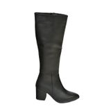 Fox Shoes L251081609 Ten Suni Deri Kalın Tabanlı Kadın Çizme