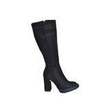 Fox Shoes L282770102 Siyah Süet Yüksek Topuklu Kadın Çizme