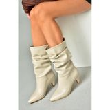 Fox Shoes L404810609 Ten Suni Deri Kadın Bot