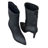Fox Shoes L404891302 Siyah Süet Kadın Bot