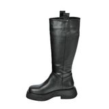 Fox Shoes L610130409 Siyah Suni Deri Günlük Kadın Çizme