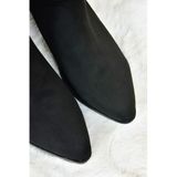 Fox Shoes L726597702 Siyah Süet Kadın Bot