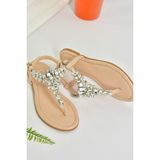 Fox Shoes M272006009 Ten Taşlı Parmak Arası Kadın Sandalet