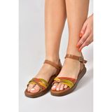 Fox Shoes M291030503 Multi Hakiki Deri Günlük Kadın Sandalet