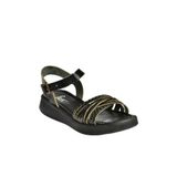 Fox Shoes M291030503 Siyah Hakiki Deri Günlük Kadın Sandalet