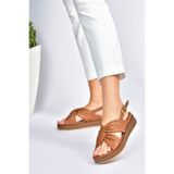 Fox Shoes M524022309 Taba Günlük Kadın Sandalet