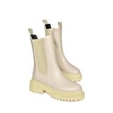 fox SHOES N280349009 Bej Kalın Tabanlı Günlük Kadın Bot, Bej-Suni Deri, 36