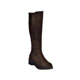 Fox Shoes N654226102 Kahverengi Hakiki Deri Süet Günlük Kadın Çizme