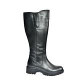 Fox Shoes N654226103 Siyah Hakiki Deri Günlük Kadın Çizme