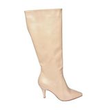Fox Shoes R372453009 Ten Suni Deri İnce Topuklu Kadın Çizme