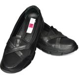 Fox Shoes R555076003 Siyah Deri Comfort Ortopedik Taban Kadın Ayakkabı
