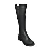 Fox Shoes R674009809 Siyah Alçak Topuklu Kadın Çizme