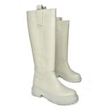 fox SHOES R973201109 Gri Kalın Tabanlı Kadın Çizme, Gri-Suni Deri, 40