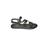 Fox Shoes S2910184 03 Hakiki Deri Siyah Kadın Sandalet
