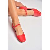 Fox Shoes S726252509 Kırmızı Kadın Babet