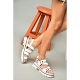 Fox Shoes S996075509 Beyaz Kadın Sandalet