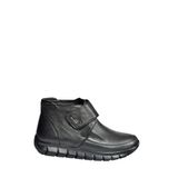 fox SHOES Siyah Hakiki Deri Comfort Ortopedik Taban Kadın Bot N555361003, Siyah-Hakiki Deri, 40